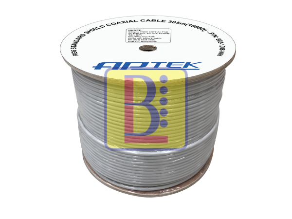 APTEK RG6 Standard Shield Coaxial Cable