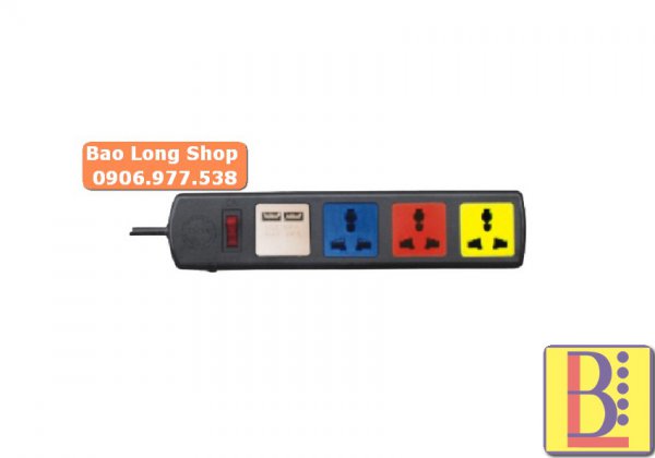 Ổ CẮM KÉO DÀI LIOA CÓ CỔNG SẠC USB 5V-1A