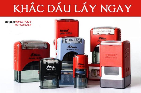 Dịch vụ khắc dấu Quận 9, Thủ Đức lấy ngay